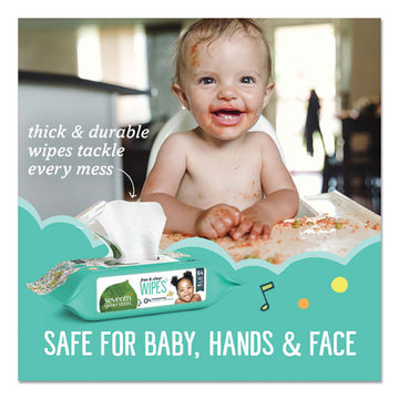 Seventh Generation® Free And Clear Baby Wipes, Refill, Unscented, White, 256-pack freeshipping - TVN Wholesale